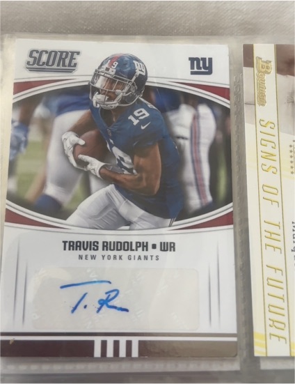 2018 Score #19 Travis Rudolph — front