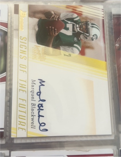 2003 Bowman Signs of the Future #SF-MB Marquel Blackwell — front