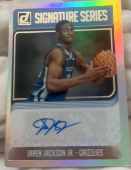 2018-19 Donruss Optic Signature Series Jaren Jackson Jr. — front