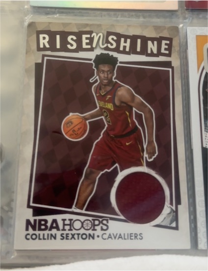 2018-19 Panini Hoops Rise N Shine Memorabilia #8 Collin Sexton — front