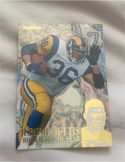 1994 Fleer #9 Jerome Bettis Rookie of the Year — front