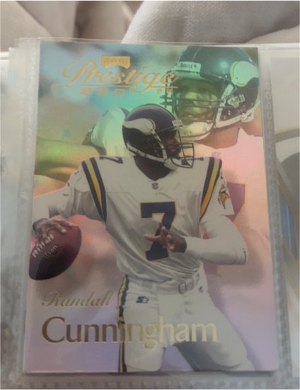 1999 Playoff Prestige SSD #B071 Randall Cunningham — front