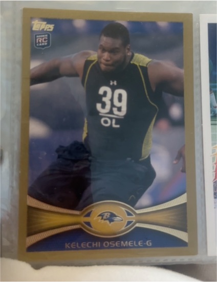 2012 Topps #407 Kelechi Osemele — front