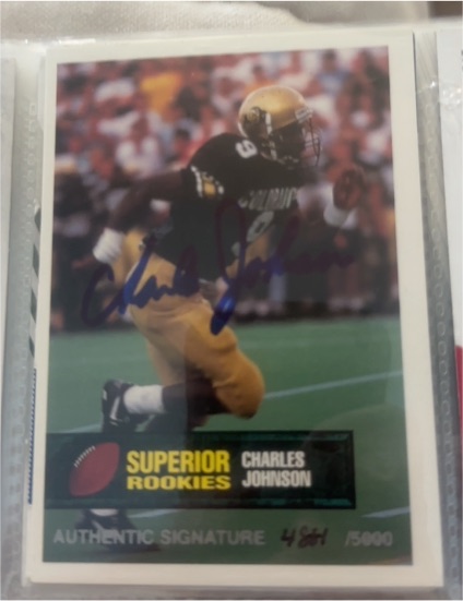 1994 Superior Rookies #10 Charles Johnson — front