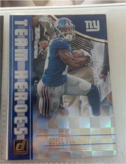 2018 Donruss #TH-13 Odell Beckham Jr. — front