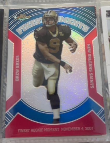 2007 Topps Finest Moments #VFM-DB Drew Brees — front