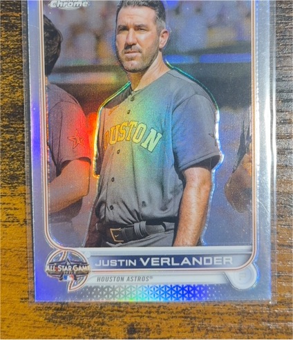 2022 Topps Chrome Update #ASGC-45 Justin Verlander — front