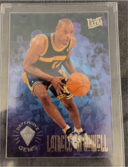 1994-95 Fleer Ultra #6 Latrell Sprewell Defensive Gems — front