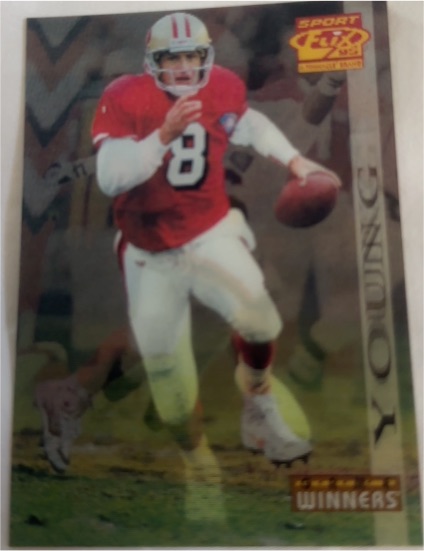 1995 Pinnacle Sportflix #152 Steve Young — front