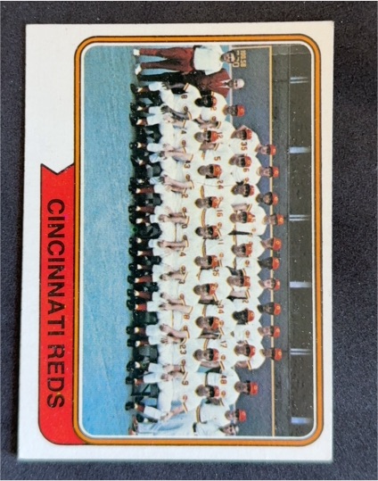 1974 Topps #459 Cincinnati Reds Team — front