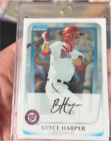 2011 Bowman Chrome Prospects #BCP1 Bryce Harper — front