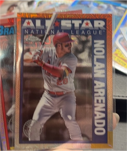 2025 Topps Series 2 Chrome Mojo 1990 ALL-STAR #90ASC-5 Nolan Arenado — front