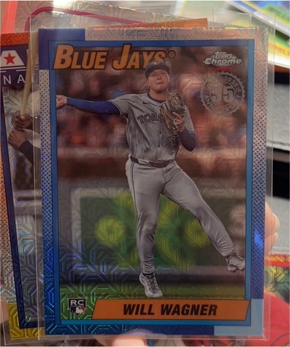 2025 Topps Series 2 1990 Topps Chrome Silver Pack #T90C-146 Will Wagner Rookie — front