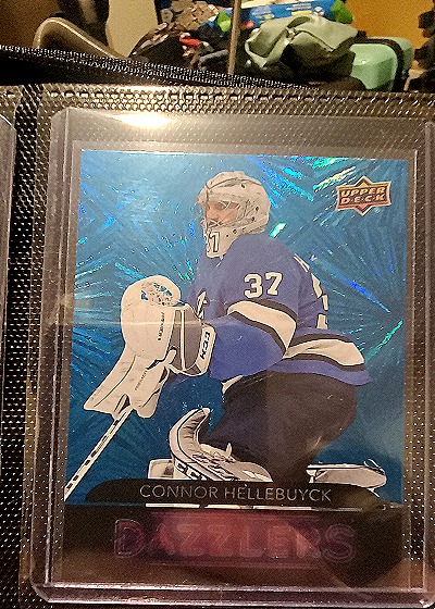 2020-21 Upper Deck Dazzlers #DZ49 Connor Hellebuyck — front