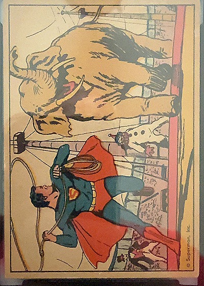 1940 Gum Inc. Superman #9 Superman at the Circus — front