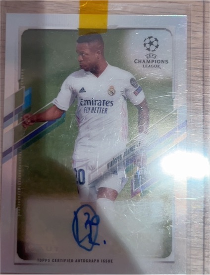 2020-21 Topps Chrome UEFA Champions League #89 Vinicius Junior — front