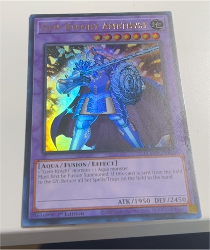 Yu-Gi-Oh! Gem-Knight Amethyst HA06-EN047 — front