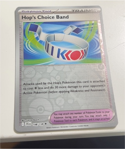 2023 Pokémon Scarlet & Violet Journey Together #148 Hop's Choice Band — front