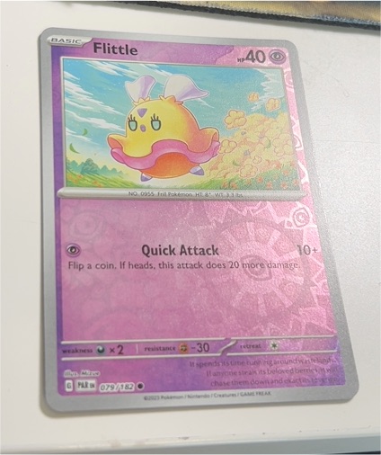 2023 Pokémon Paradox Rift #079 Flittle — front