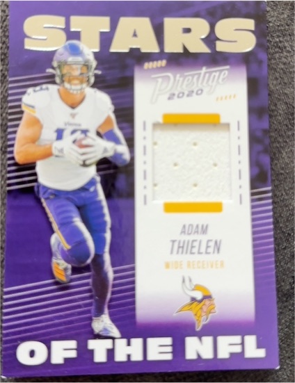 2020 Panini Prestige Stars of the NFL #SN-AT Adam Thielen — front