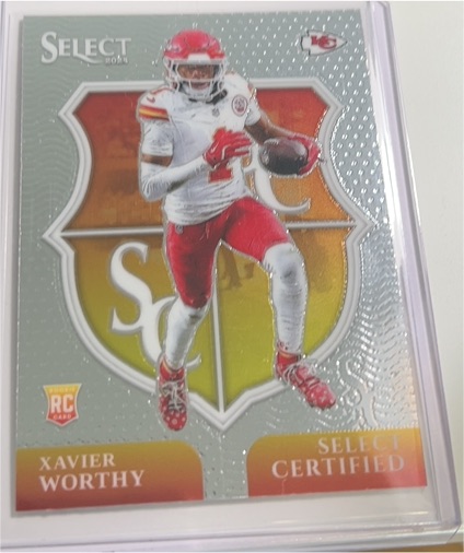 2024 Panini Select #8 Xavier Worthy — front