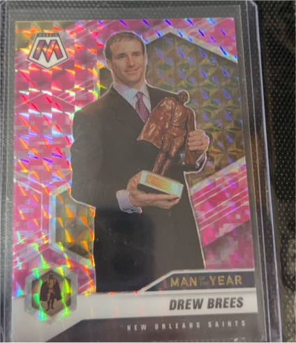 2021 Panini Mosaic #264 Drew Brees Man Of The Year — front