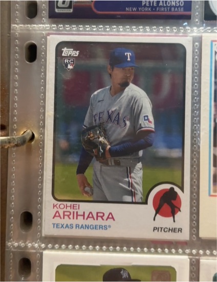 2021 Topps Archives #127 Kohei Arihara RC Texas Rangers — front