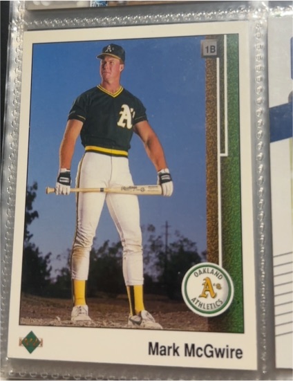 1989 Upper Deck #300 Mark McGwire — front