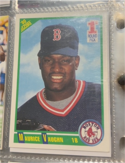 1990 Score #675 Maurice Vaughn — front
