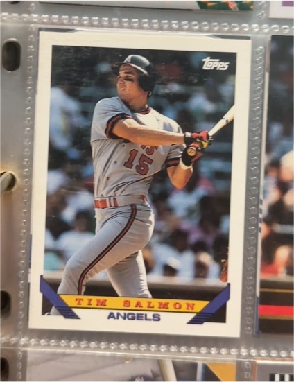 1993 Topps #20 Tim Salmon — front