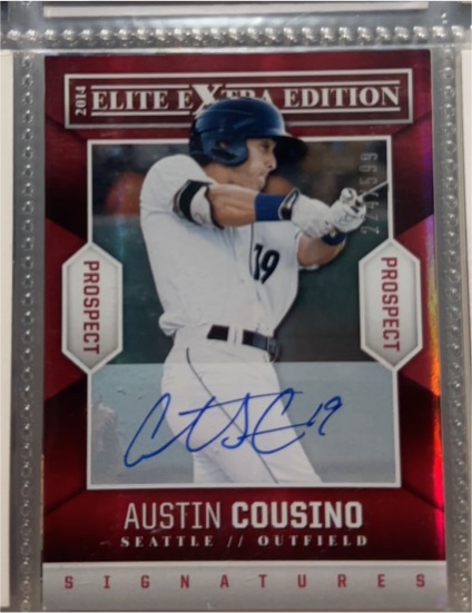 2014 Panini Elite Extra Edition #37 Austin Cousino — front