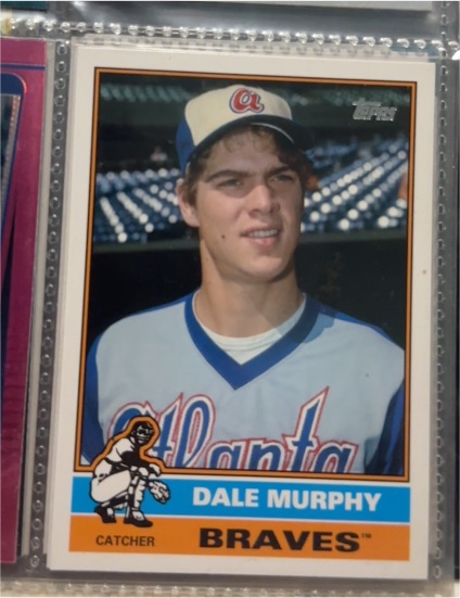 1987 Topps #300 Dale Murphy — front