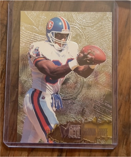 1996 Fleer Metal #37 Shannon Sharpe — front