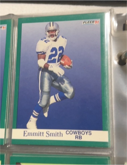 1991 Fleer #237 Emmitt Smith — front