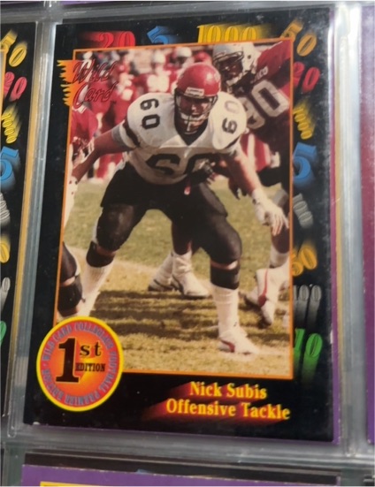 1991 Wild Card Draft #150 Nick Subis — front
