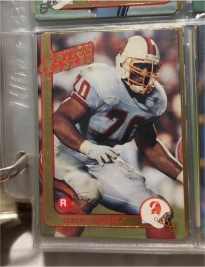 1991 Action Packed Rookie Update #40 Charles McRae — front
