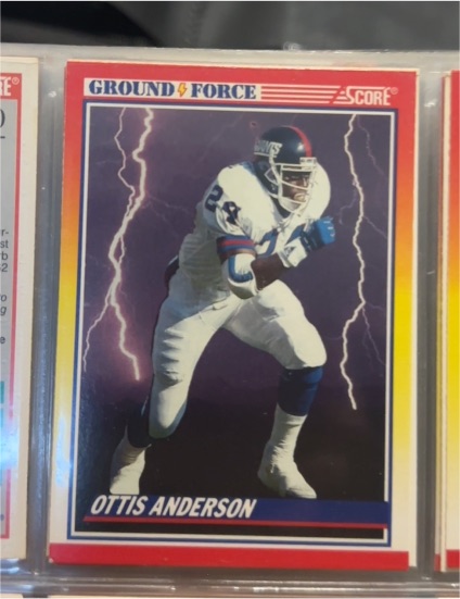 1990 Score #562 Ottis Anderson — front