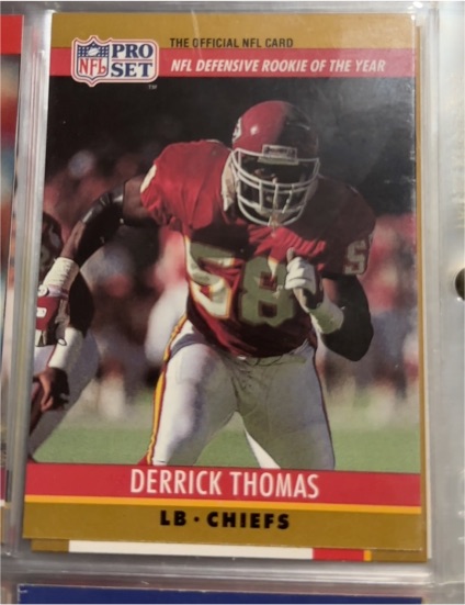 1990 Pro Set #6 Derrick Thomas — front