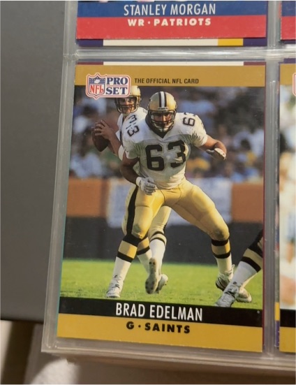 1990 Pro Set #211 Brad Edelman — front