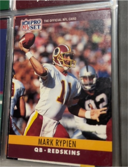 1990 Pro Set #330 Mark Rypien — front