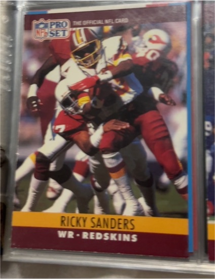 1990 Pro Set #331 Ricky Sanders — front