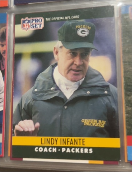 1990 Pro Set #116 Lindy Infante — front