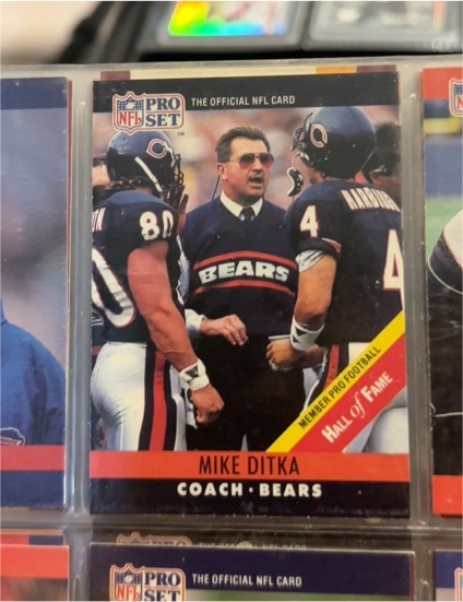 1990 Pro Set #59 Mike Ditka — front