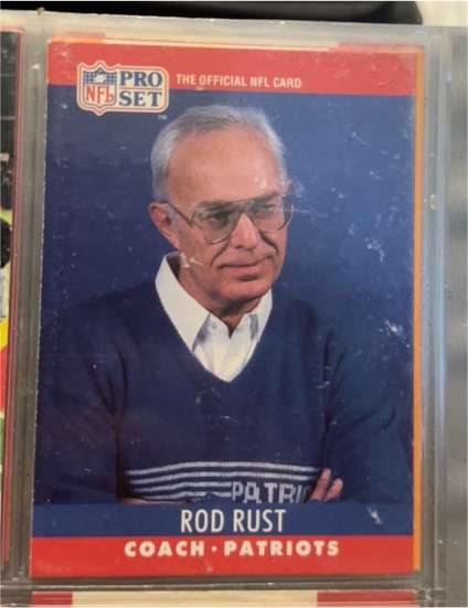 1990 Pro Set #209 Rod Rust — front