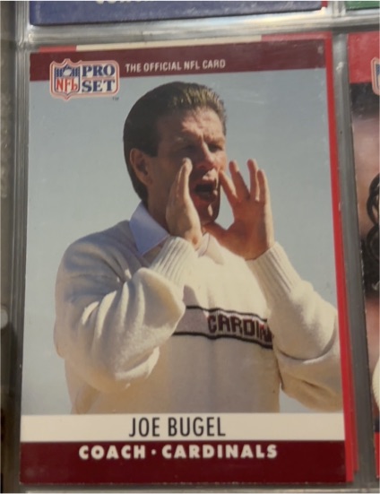 1990 Pro Set #265 Joe Bugel — front