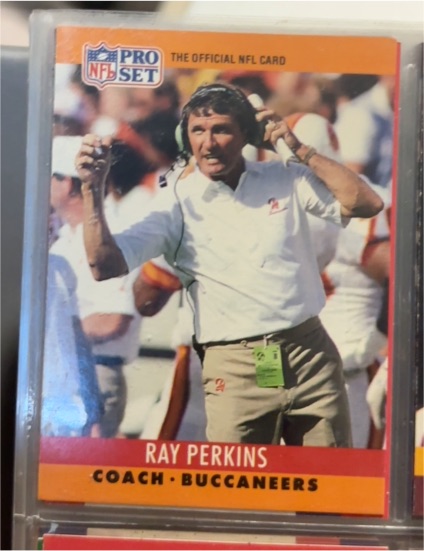 1990 Pro Set #319 Ray Perkins — front