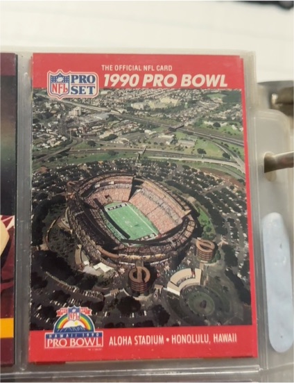 1990 Pro Set #334 1990 Pro Bowl Aloha Stadium — front