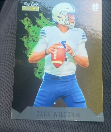 2021 Wild Card Matte Rookie Heat #MRHR-5 Zach Wilson — front