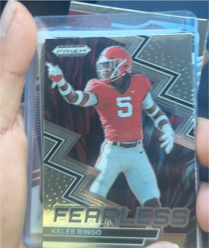2023 Panini Prizm Draft Picks Fearless #F-10 Kelee Ringo — front