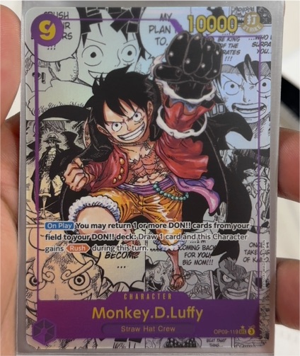 2024 One Piece Card Game OP09-119 Monkey D. Luffy — front